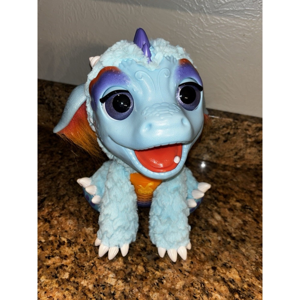 Hasbro Kids Toys FurReal Friends Large Torch My Blazin Dragon 2015 Tested Works
